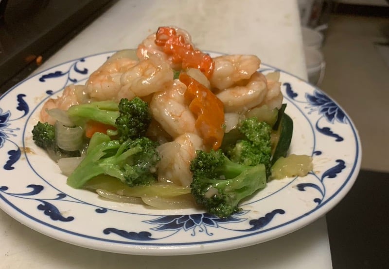 Broccoli with Shrimp