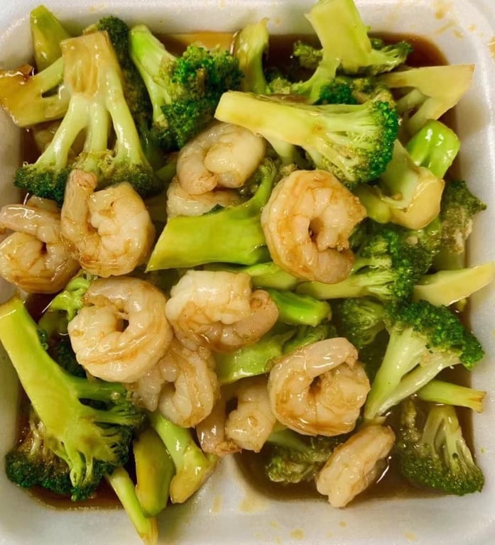 L. Shrimps w. Broccoli