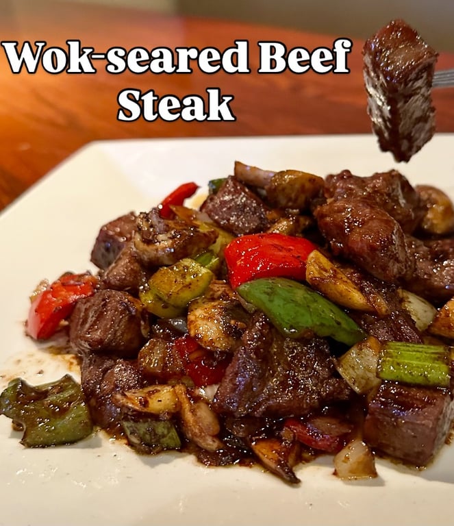 Wok-Seared Beef Steak