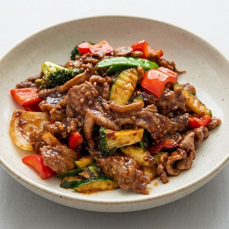 B8. 四川牛 Szechuan Beef