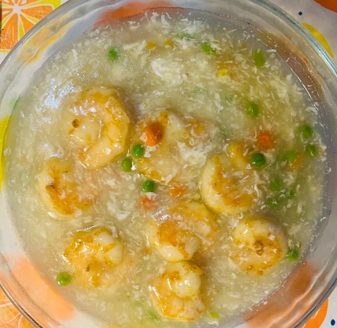 SF6.  Shrimp w. Lobster Sauce 蚝油虾