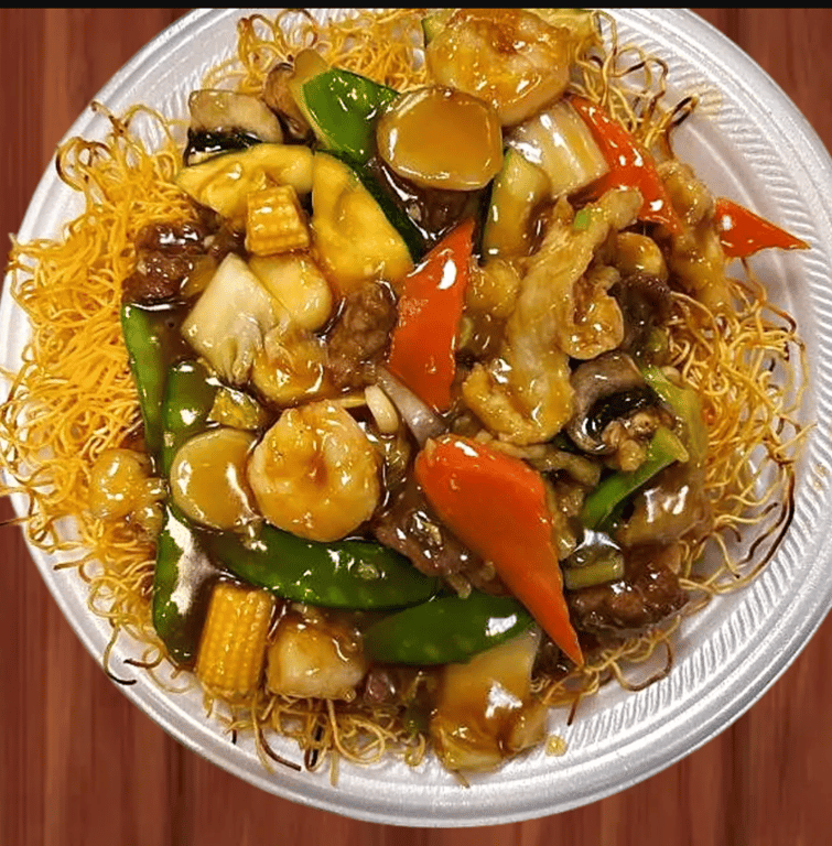 19. 两面黄 (港式脆面) Hong Kong Style Crispy Noodles