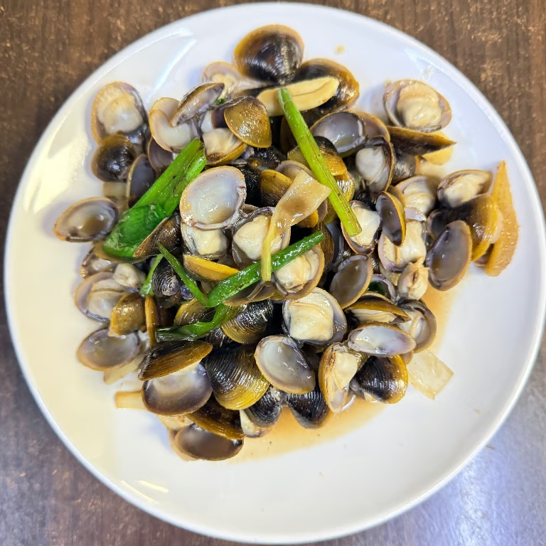 白露蚬子 Lightly Stir-Fried Clams