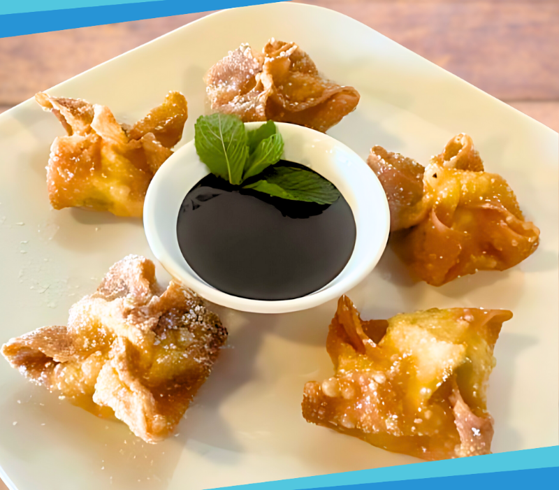 Cheesecake Won Tons