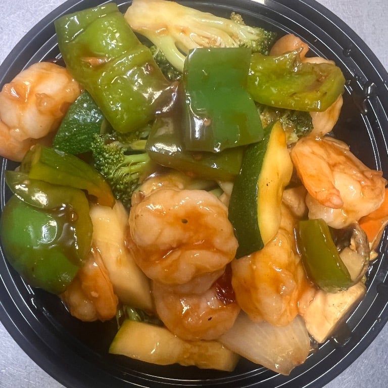 SF14. Shrimp w. Szechuan Style