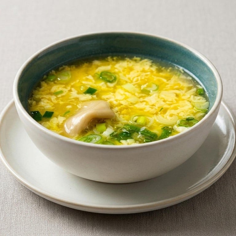 21. Wonton Egg Drop Mixed Soup 云吞蛋花汤