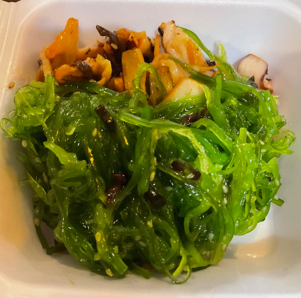 Half Squid Half Seaweed Salad