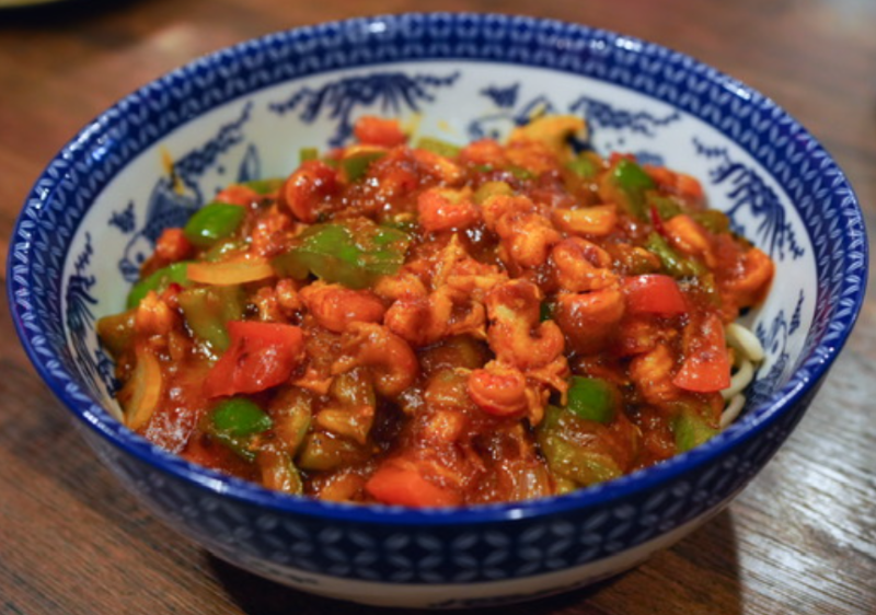 Spicy Crawfish Noodles<br>麻辣小龙虾