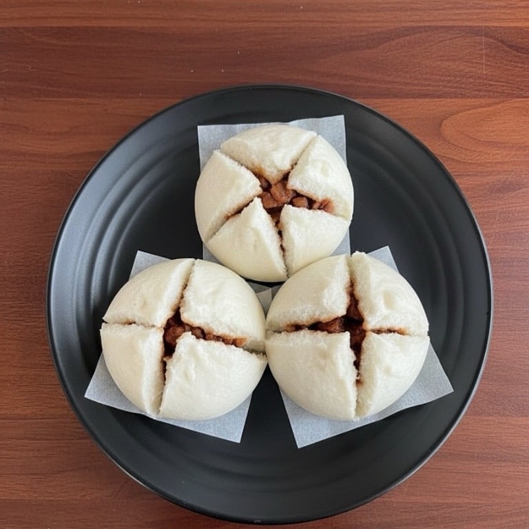 S8. B.B.Q. Pork Bun (3)