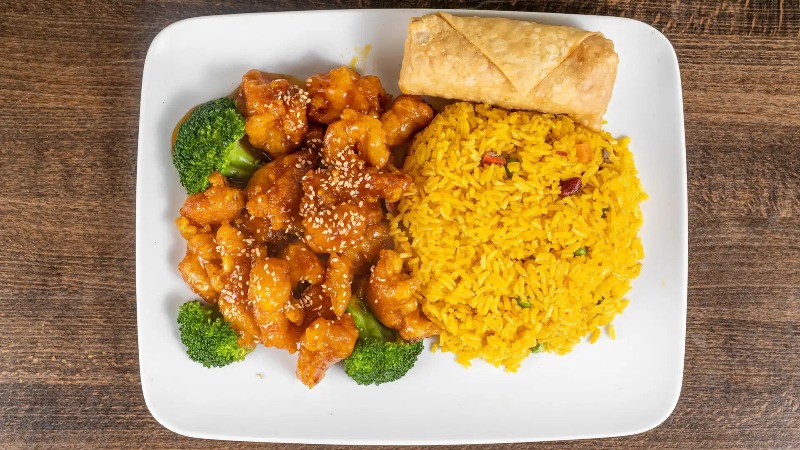 5. Sesame Chicken 芝麻鸡