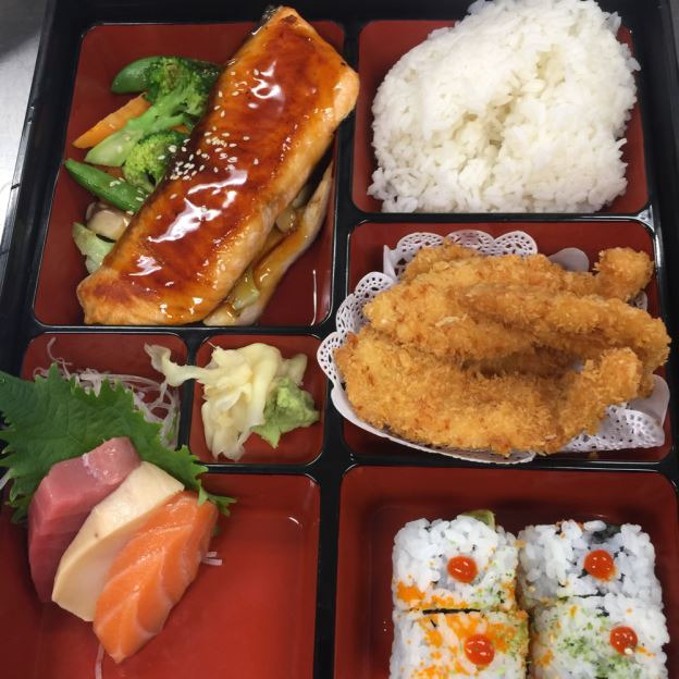 Teriyaki Salmon Bento Box