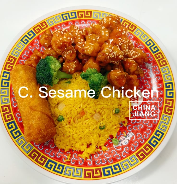 C13. Sesame Chicken 芝麻鸡