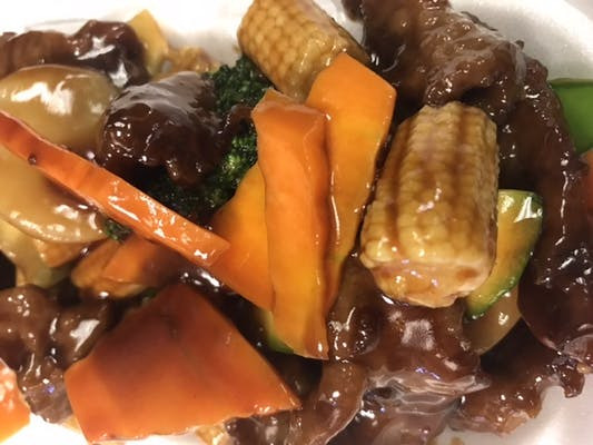 66. 素菜牛 Beef w. Chinese Vegetables