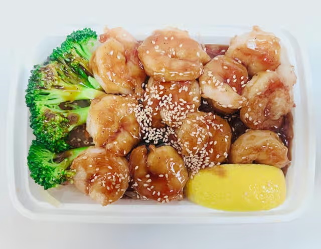 Teriyaki Shrimp 铁板虾