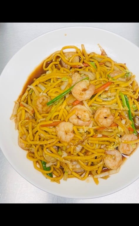 Shrimp Lo Mein 虾捞面