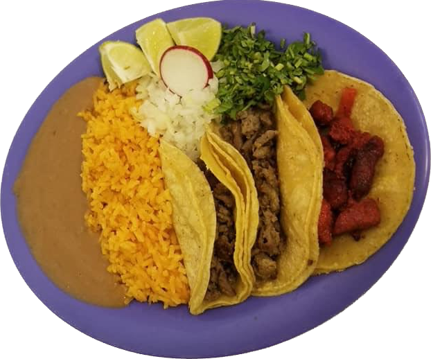 3 Tacos Plate