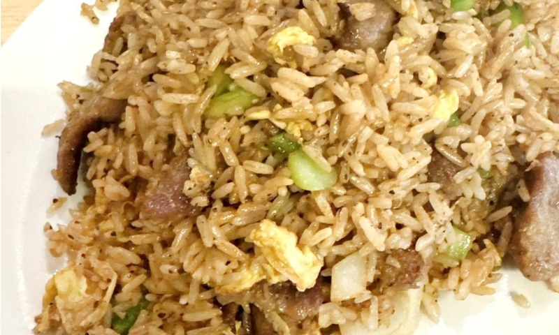 Black Pepper Beef Fried Rice