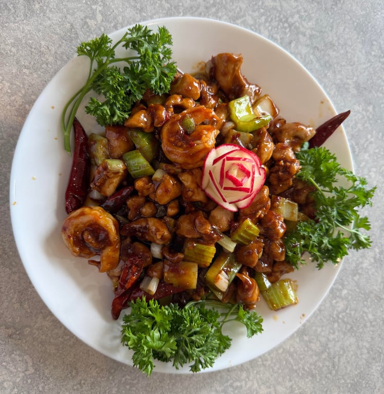 88. Kung Pao Chicken & Shrimp