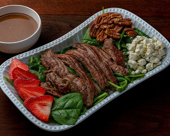 Strawberry Spinach Salad
