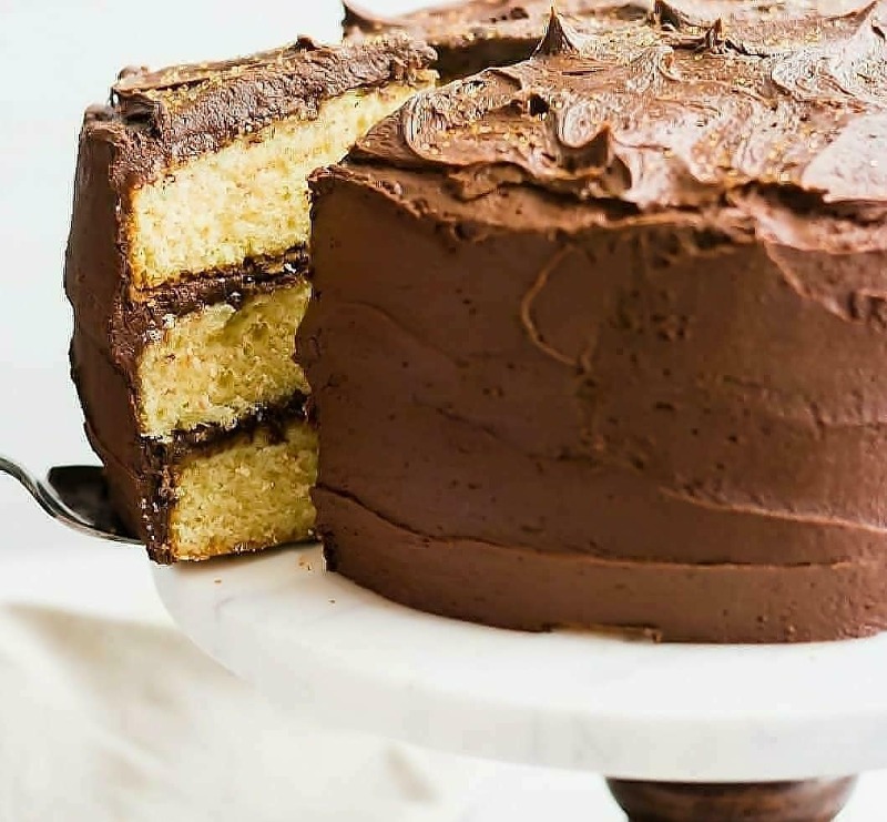 Yellow Cake w/ Chocolate Frosting