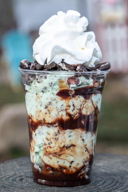 Mint Oreo Sundae