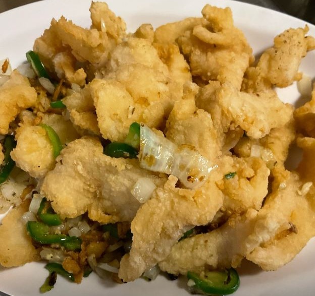SP5. Peppery Salt Fish Fillet (Flounder) 椒盐鱼片