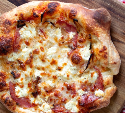 Salami & Cheese Pizza Image