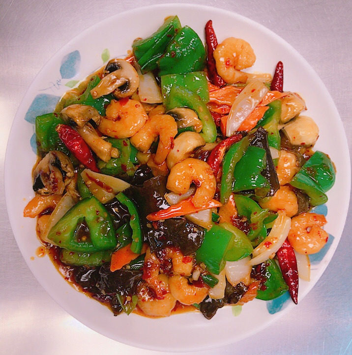 68. Hot Garlic Shrimp (Szechwan Shrimp)