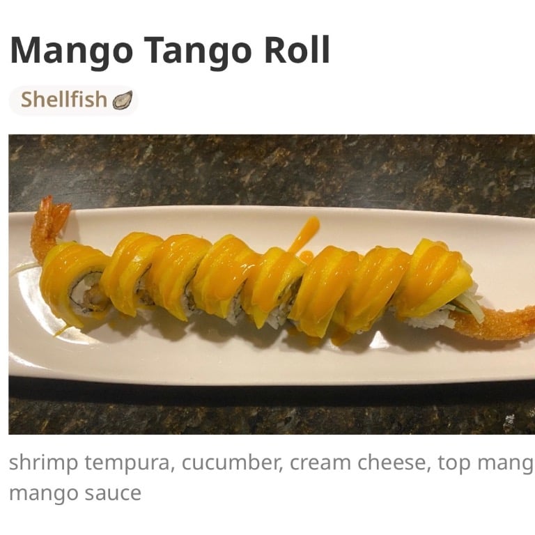 Mango Tango Roll (8pcs)