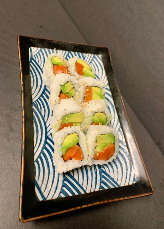 Wild Salmon Avocado Roll