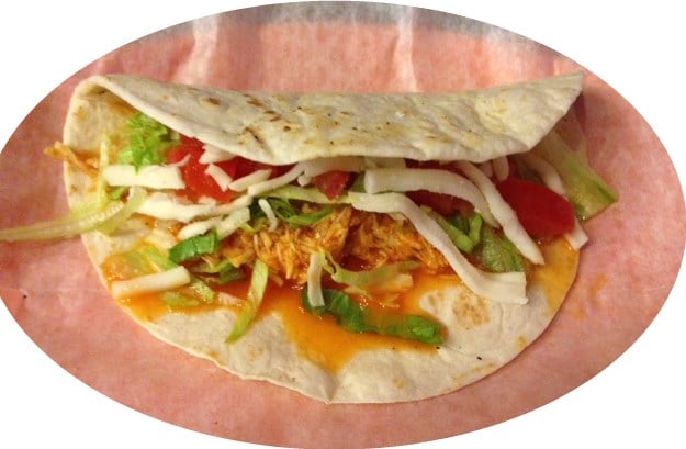 Soft Shreded Chicken Taco Image