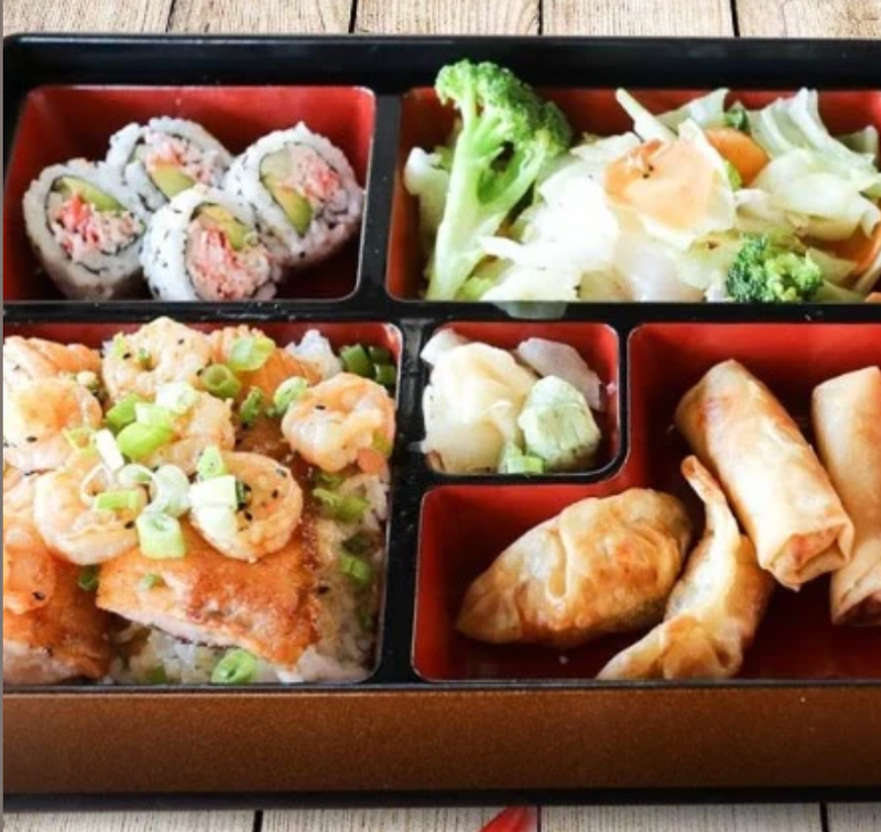 Bento Salmon & Shrimp Box