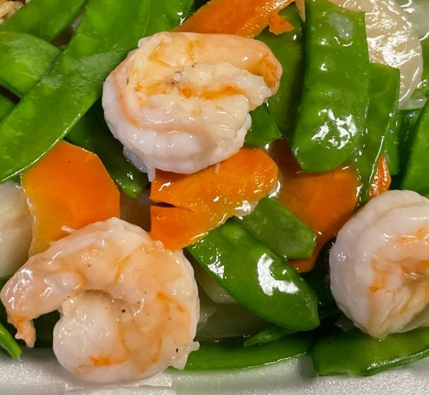 SH2. Shrimp with Peapods 豌豆虾