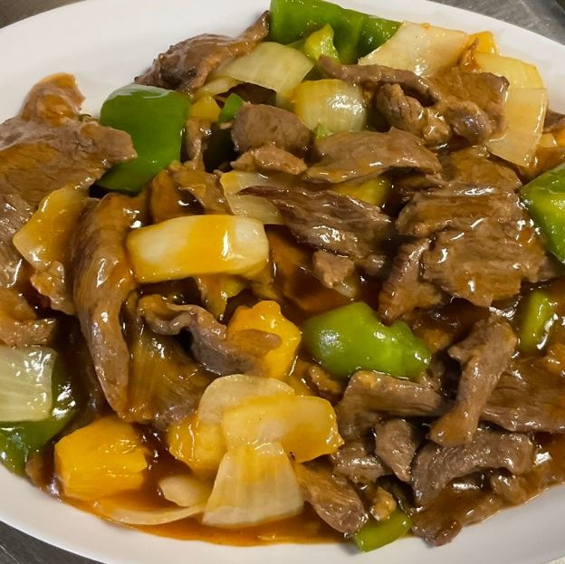 SP9. Beef Tenderloin w. Ginger Pineapple 菠萝牛柳