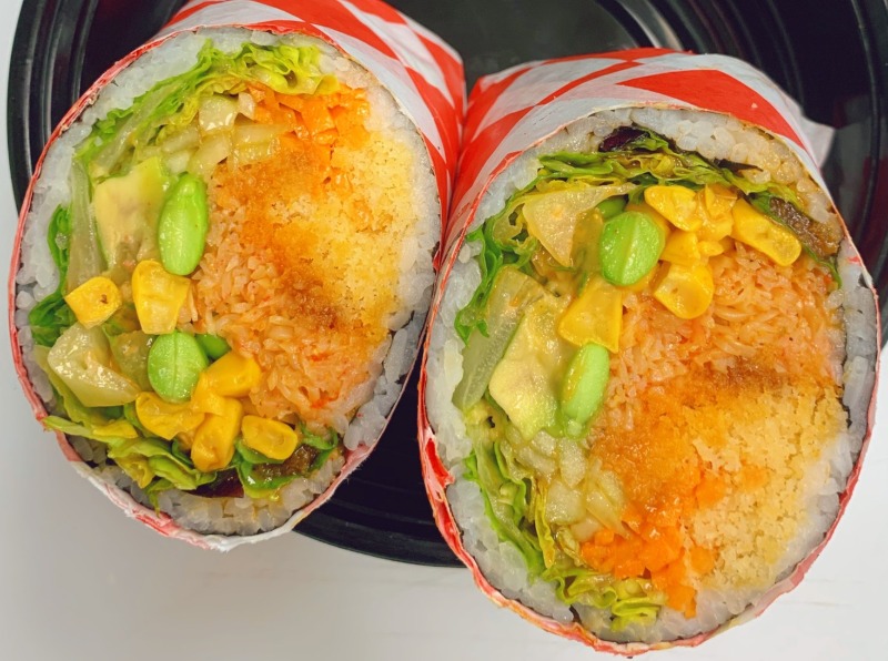 11. Spicy Crab Salad Burrito