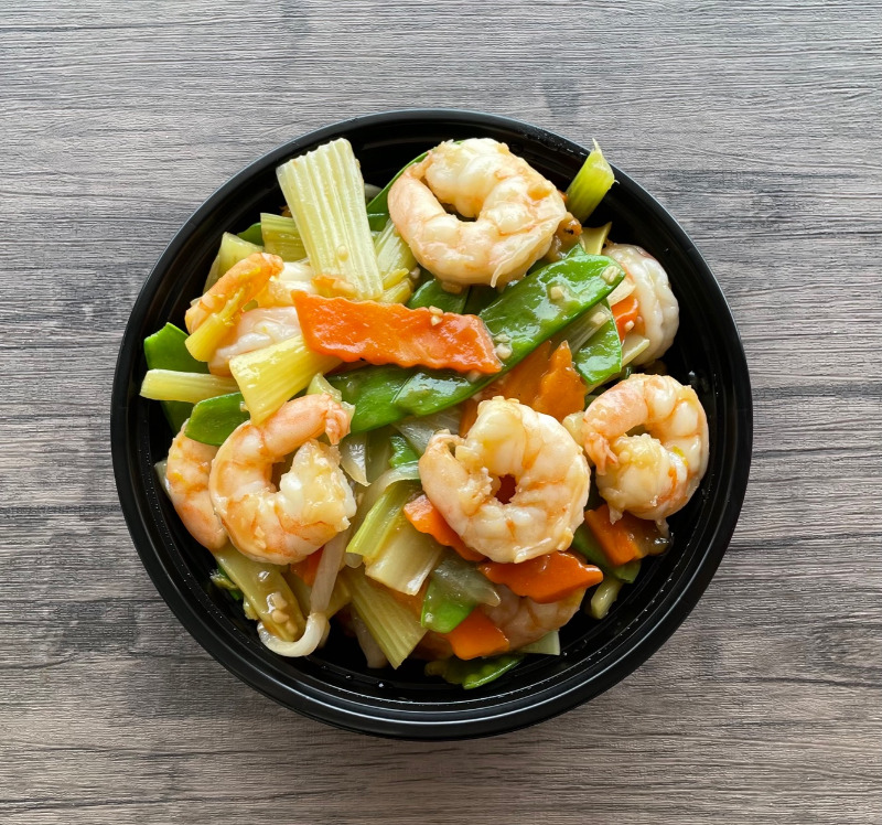 Shrimp with Vegetables（时菜虾） Image