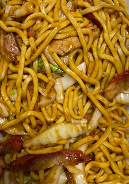 38. 叉烧捞面 Roast Pork Lo Mein