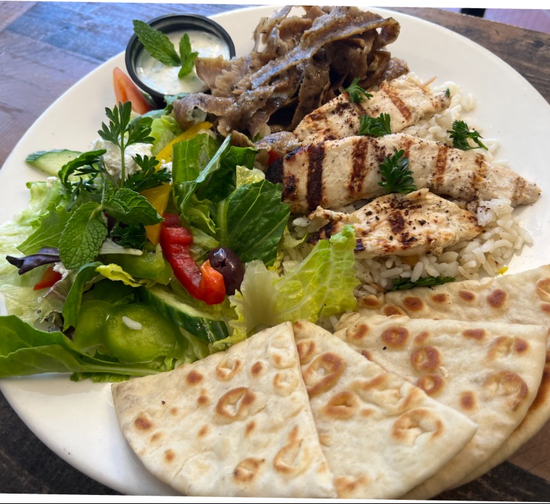Gyros & Lemon Chicken Souvlaki
