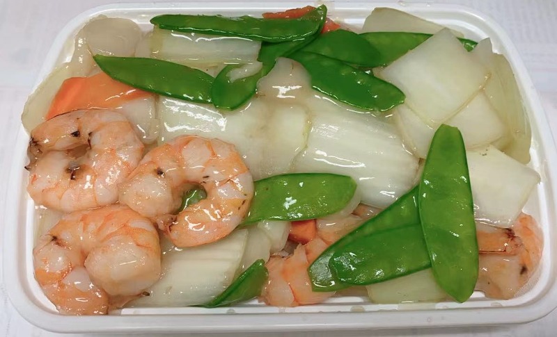 82. 白菜虾 Shrimp w. Chinese Vegetable