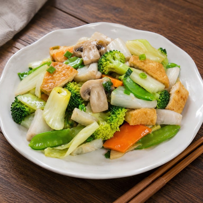 Fried Tofu Vegetables 蔬菜豆腐