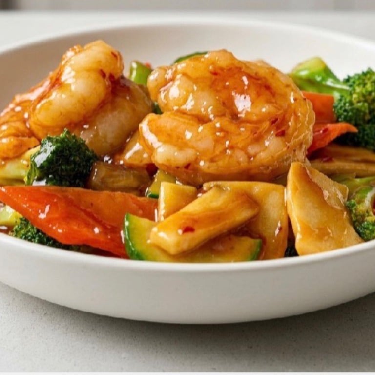 Shrimp w. Garlic Sauce 鱼香虾