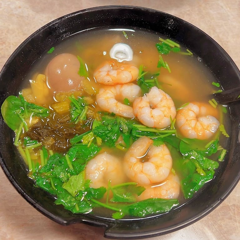 Heng Feng Hand Drawn Noodles - Philly | 60. Shrimp Noodle Soup | Hand