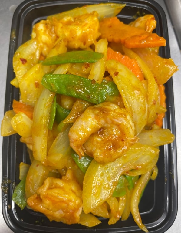 Curry Shrimp w. Onions 咖喱虾 大