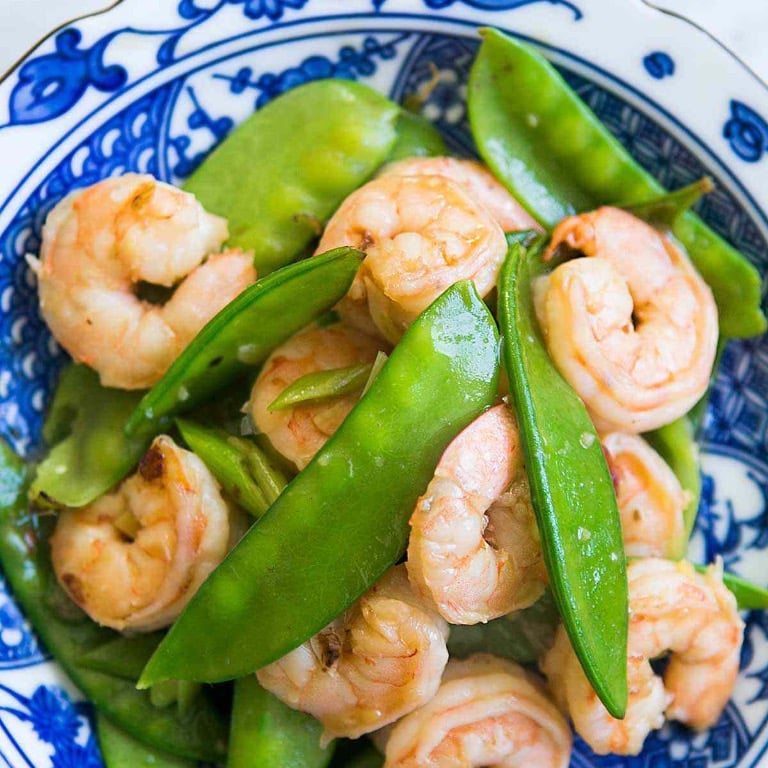 64. Shrimp w. Snow Peas