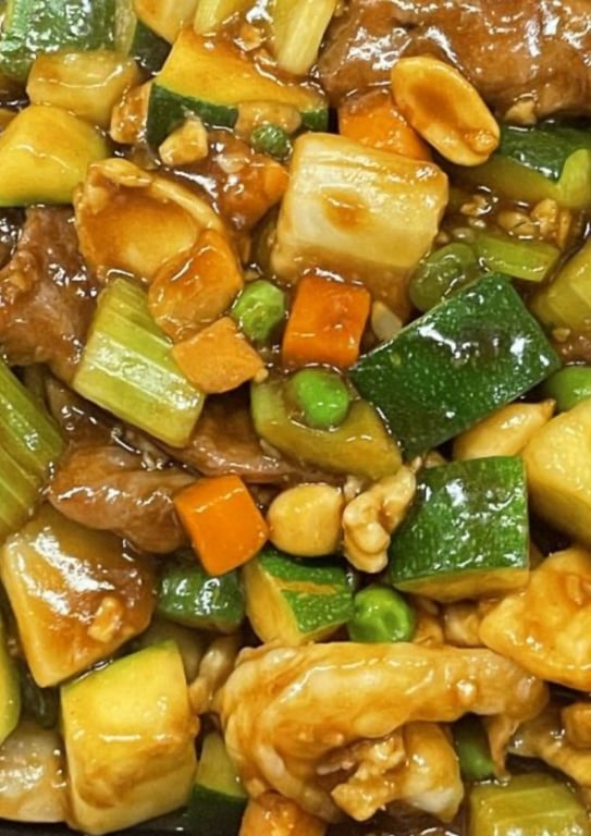 D33. 宫保三样 Kung Pao Combo