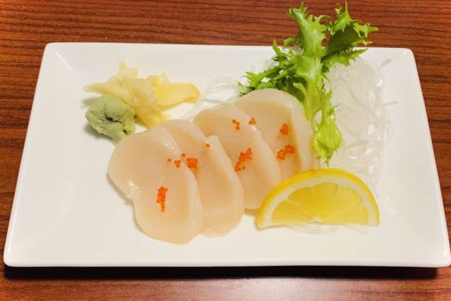 Jumbo Hotate Sashimi [Whole Scallop] (4 pcs)