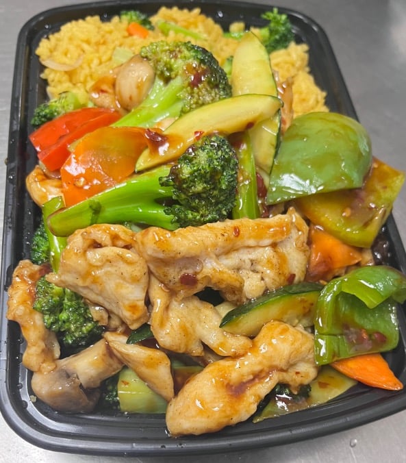 Chicken w. Garlic Sauce
