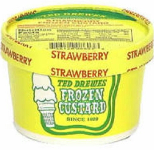 Ted Drewes Strawberry Mini