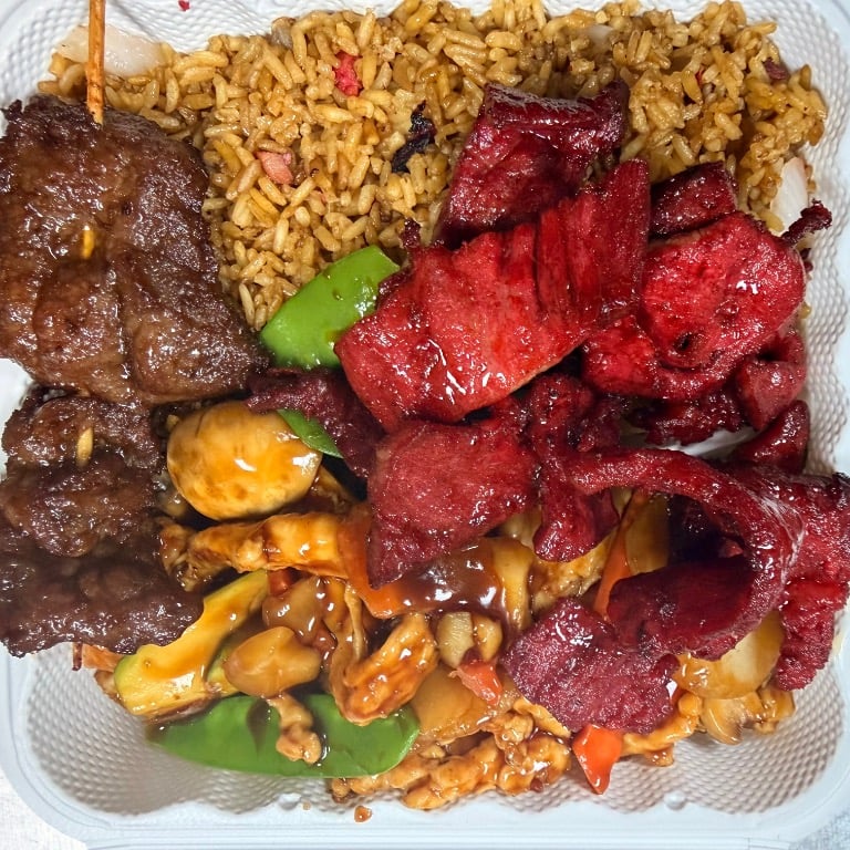 I. Teriyaki Beef (1), Boneless Spare Ribs, Chicken w. Fresh Mushrooms