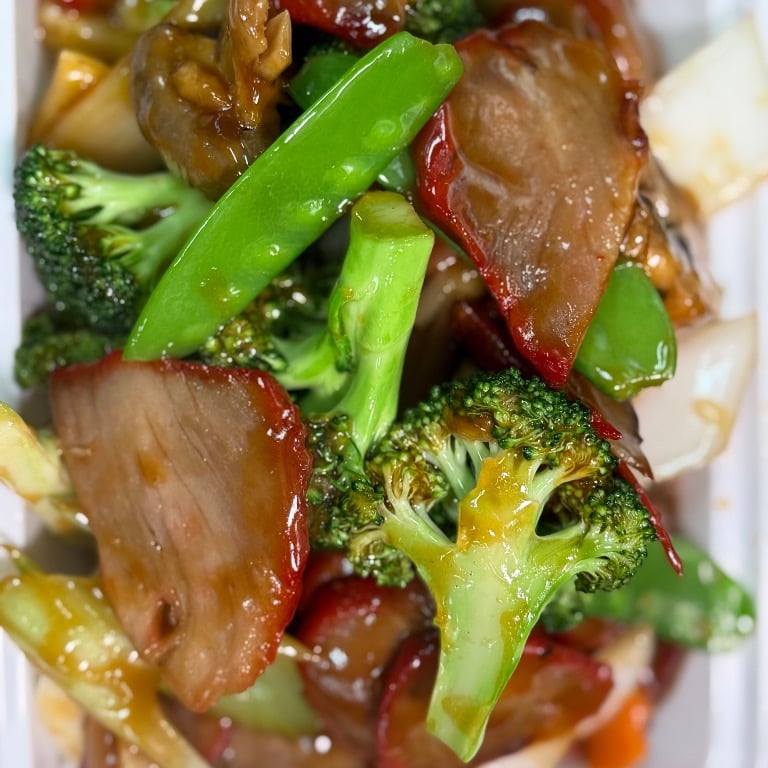 Roast Pork and Mixed Vegetables